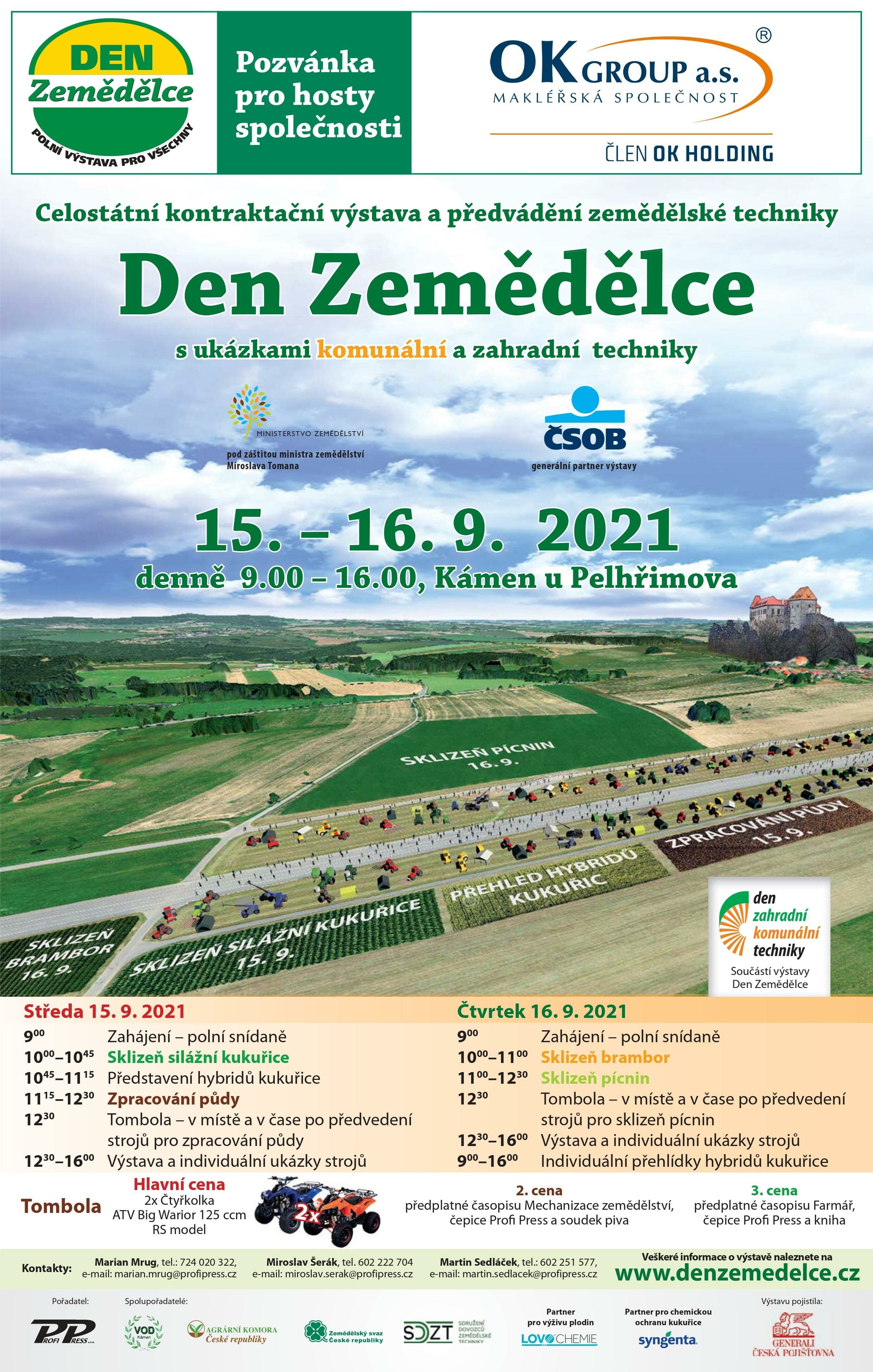 Den Zemědělce 2021 – pozvánka